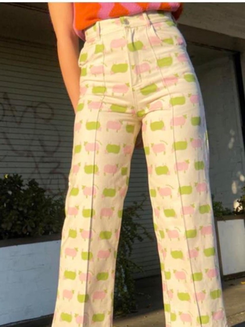Lisa Says Gah Robyn Jeans Sheep Print